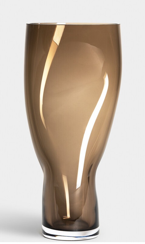 Squeeze Vase Large Brown