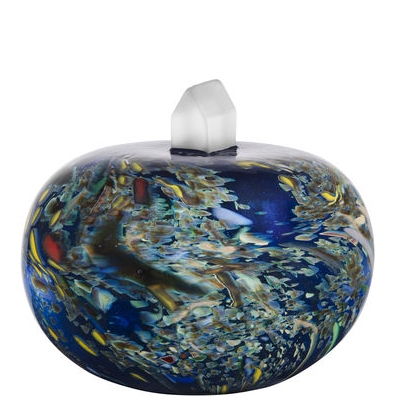 Earth Skulptur My Universe Blå Mix