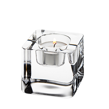 Ice Cube Votive Clear