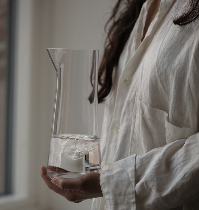Informal Carafe Clear with Bowl - 3