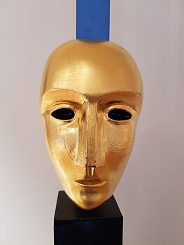 Head Gold with Blue Rod