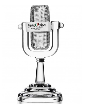 Mini Eurovision 2022 Turin Italien Statyett  - 4