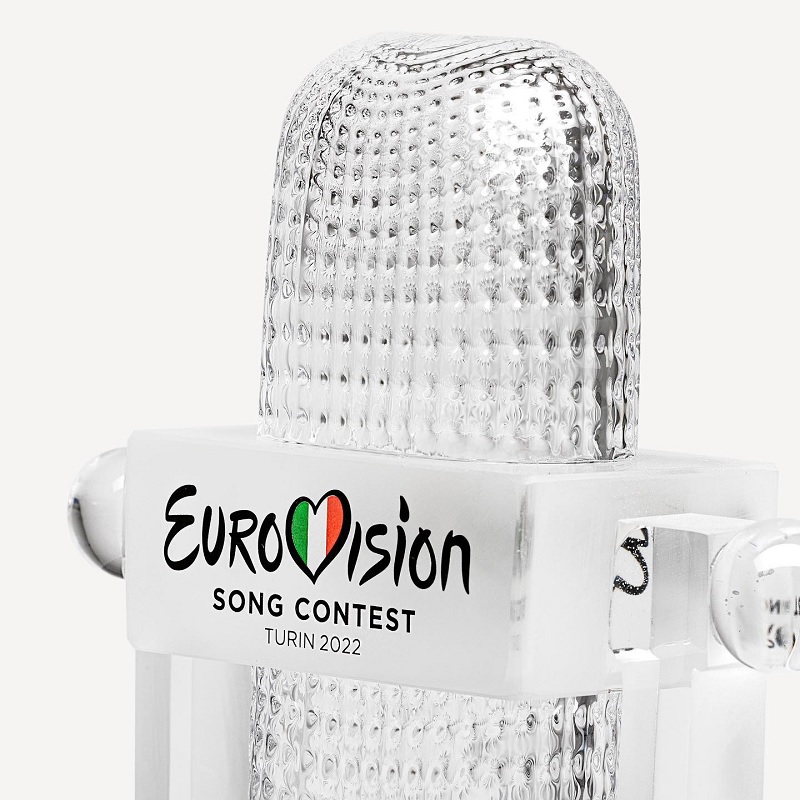 Mini Eurovision 2022 Turin Italien Statyett  - 2