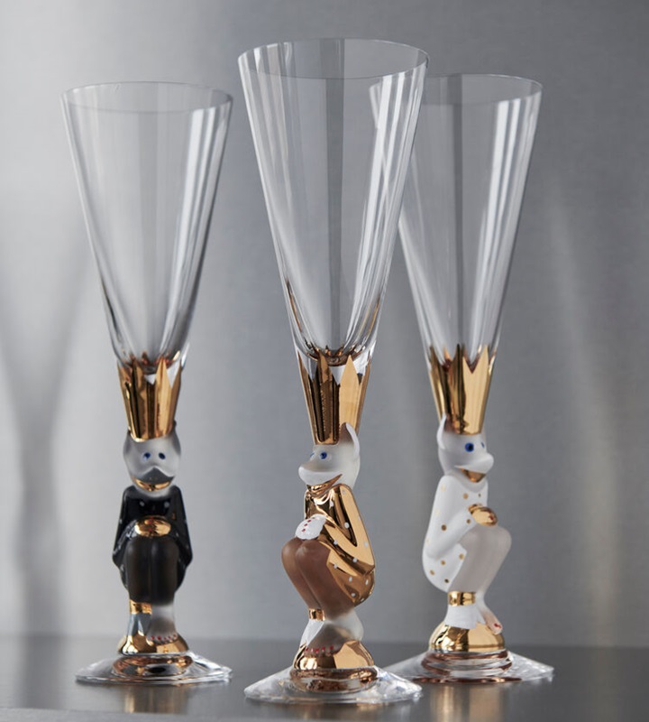 Nobel Sparkling Devil Glass Gold - 4
