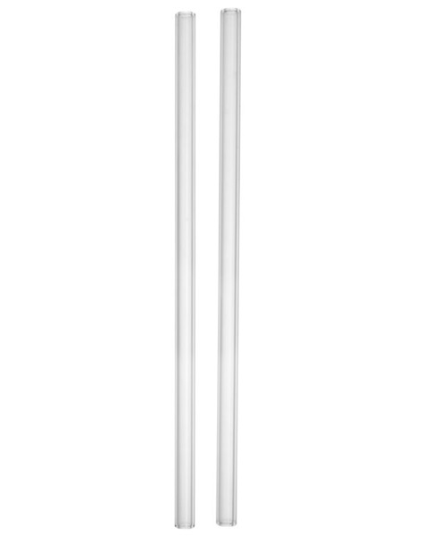 Sipsavor Straws Clear glass 2-pack