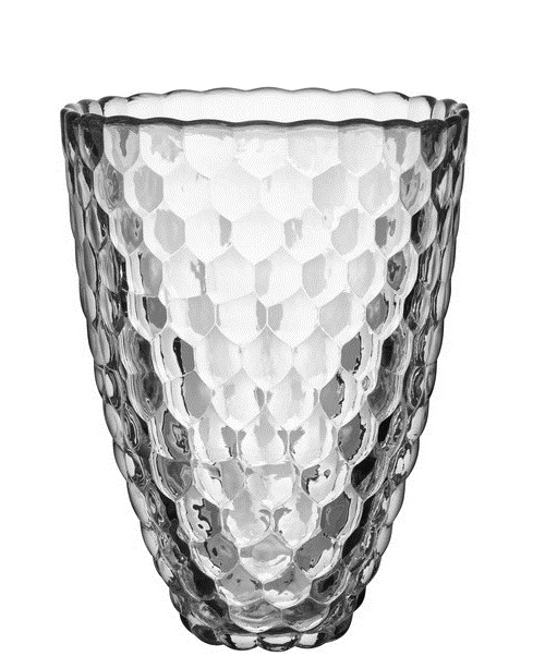 Raspberry Vase Clear High - 2