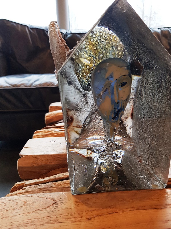Sculpture Face Scream Halloween Unique - 5