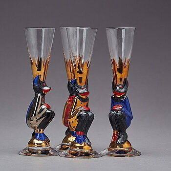 Nobel Devil Glass Blue Shot Schnapps