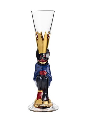Nobel Djävulsglas Blå Snapsglas