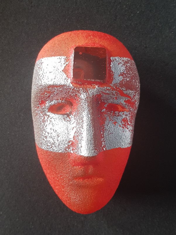 Big Brains Look In Orange med Metallstativ - 4