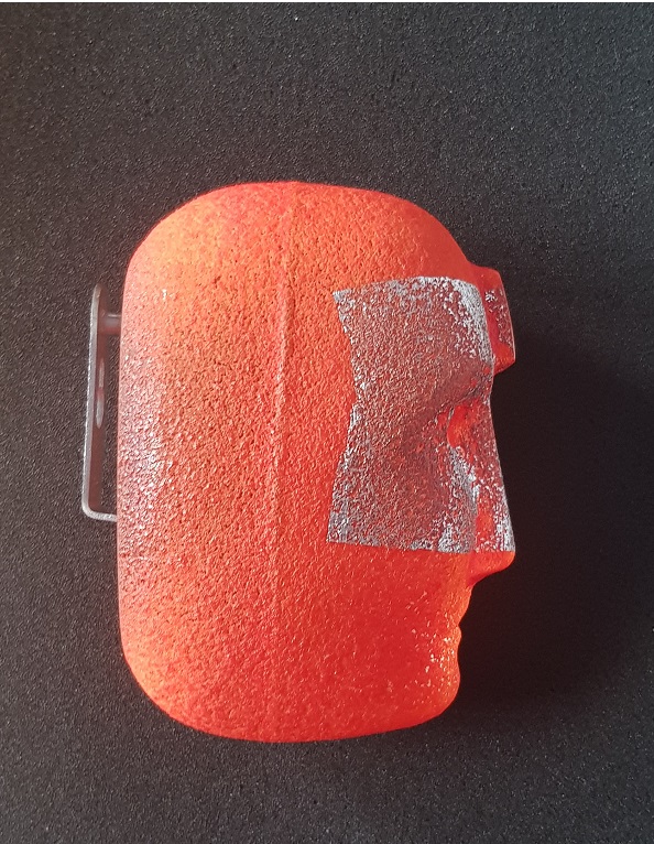 Big Brains Look In Orange med Metallstativ - 7