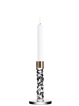 Carat Candlestick Brass Low