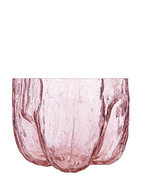 Crackle Skål Stor Rosa