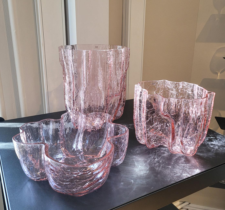 Crackle Vas Rosa - 3