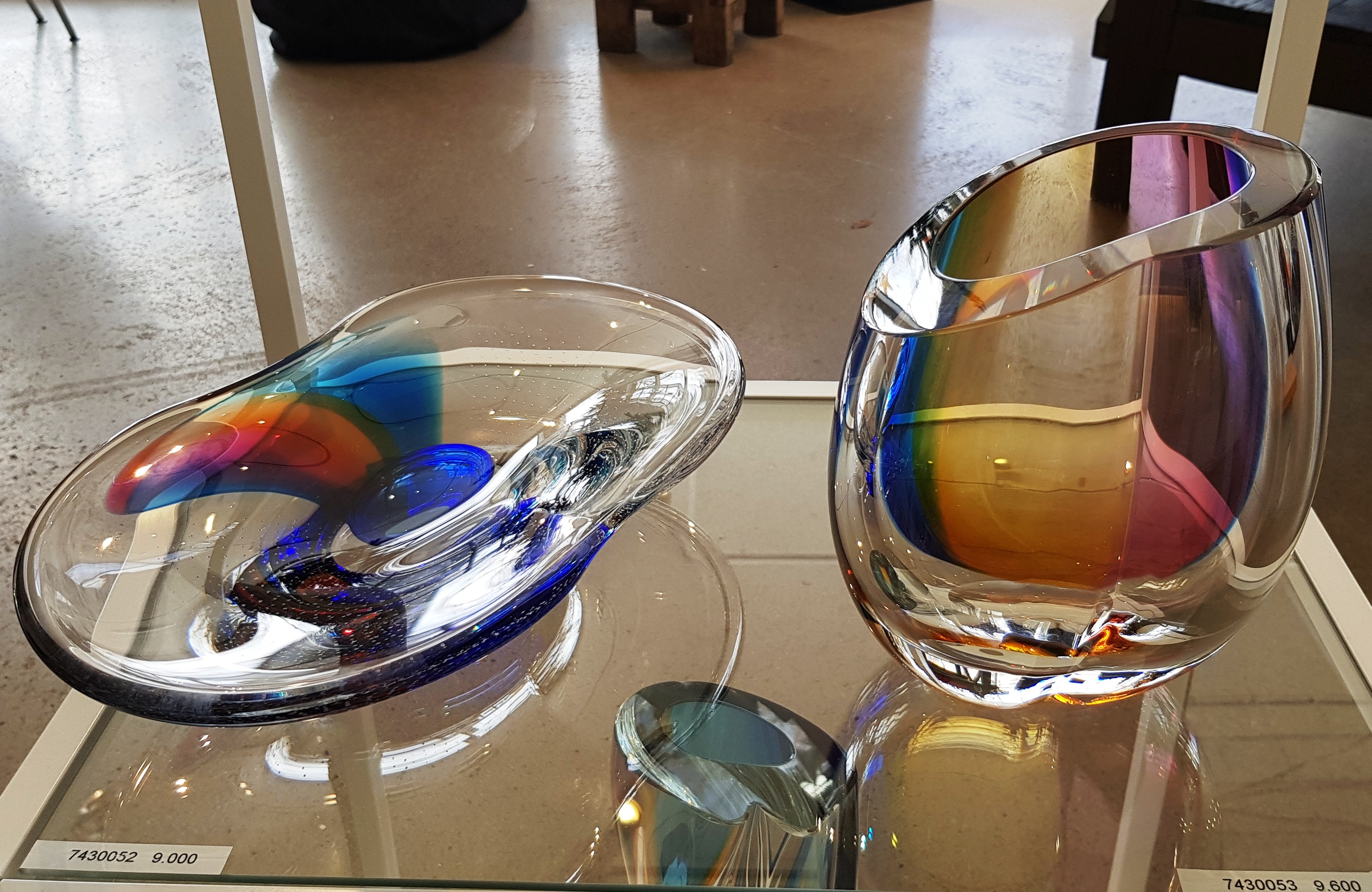 Rainbow Skål Röd Gul Blå - Kosta Boda Limiterat - 5