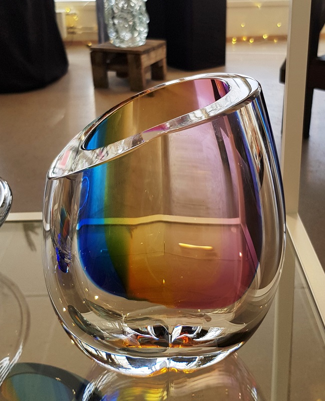 Rainbow Skål Röd Gul Blå - Kosta Boda Limiterat - 3