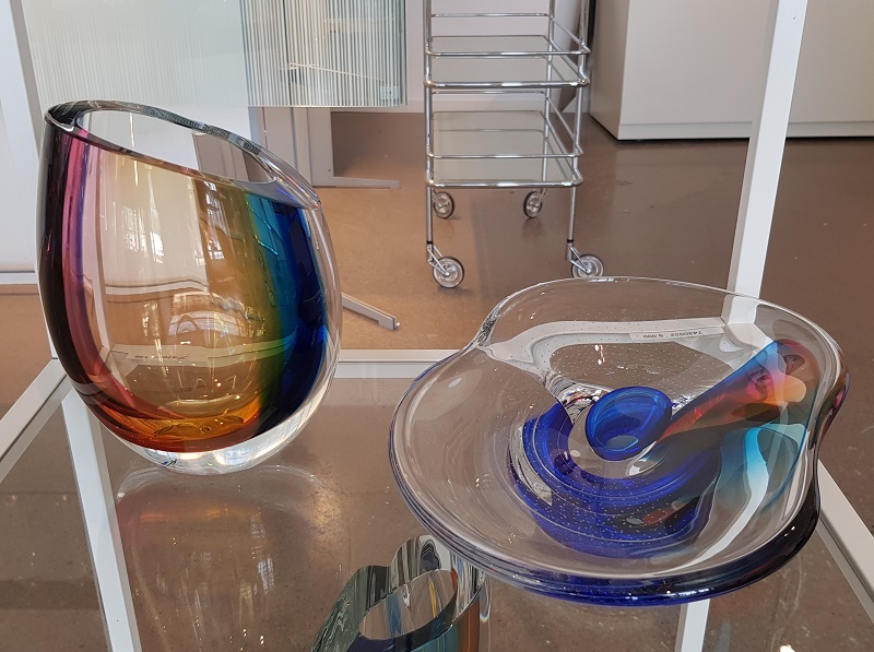 Rainbow Skål Röd Gul Blå - Kosta Boda Limiterat - 4