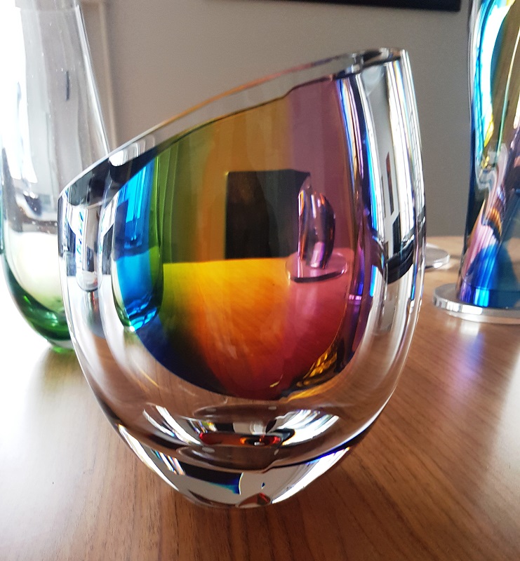 Rainbow Skål Röd Gul Blå - Kosta Boda Limiterat - 8