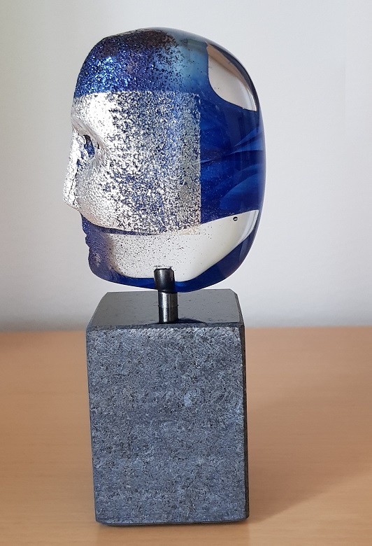 Brains on Base Freja Blue Silver  Head - 4