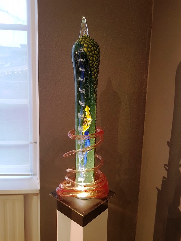 Sculpture High Green - Kosta Boda Unique