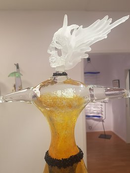 Kvinna Kjol Spinning Unikat