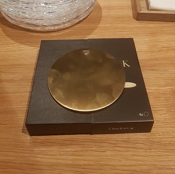 Peak Coasters Gold incl holder 4-pack