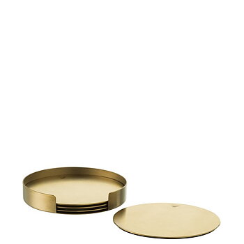 Peak Coasters Gold incl holder 4-pack