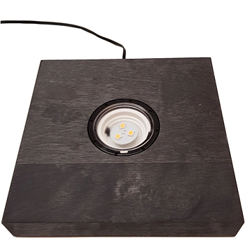 Light Base in Wood Black SW17 LED
