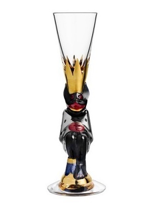 Nobel Devil Glass Silver Shot Schnapps