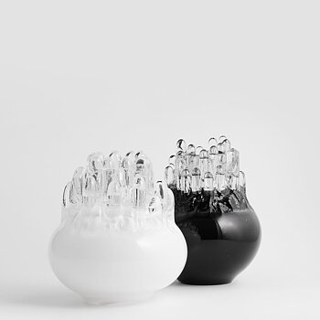 Polar Candleholder Mediium White