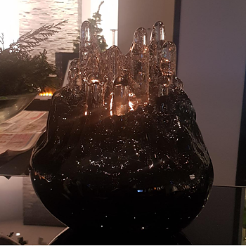 Polar Candleholder Large Black