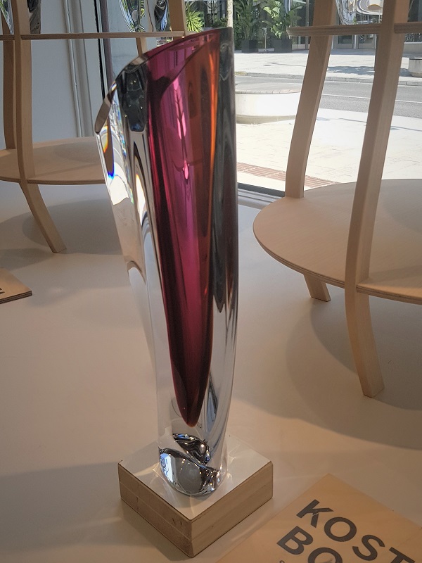 Saraband Vas Skulptur Röd Bärnsten - 8