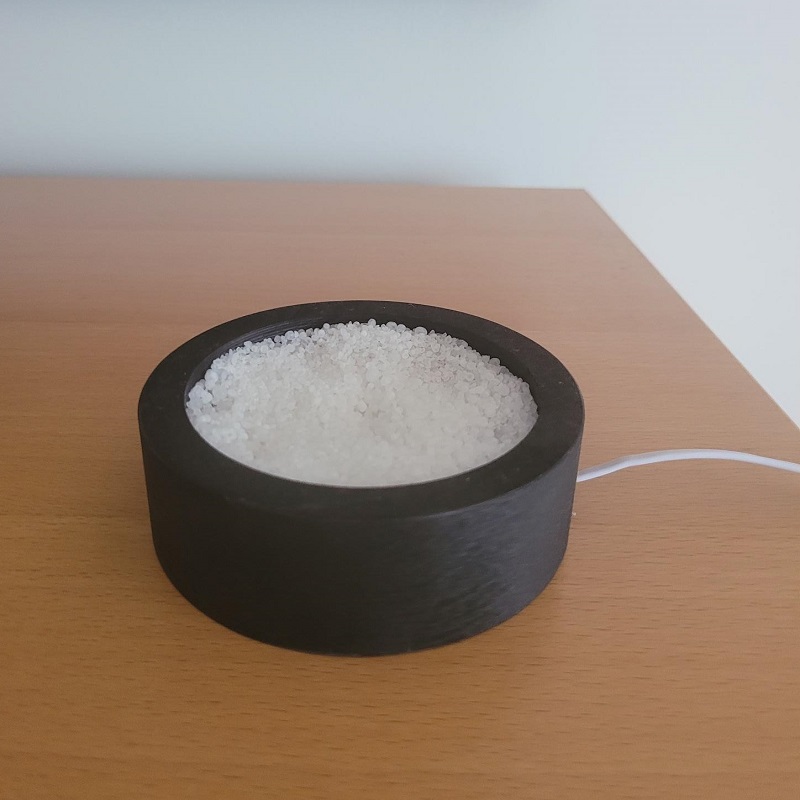 Light Base with Salt  Black SLL10 LED - Brains - 2