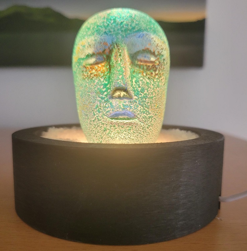 Light Base with Salt  Black SLL10 LED - Brains - 3