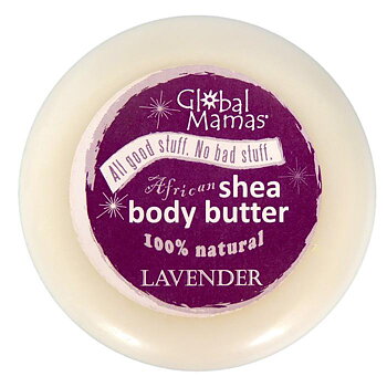 Sheasmör lavendel Global Mamas  115 g