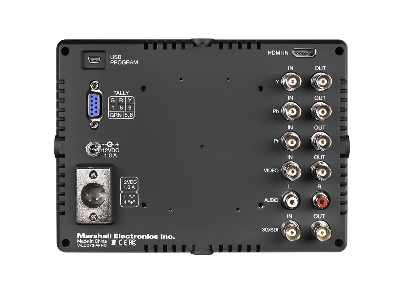 Marshall V-LCD70-AFHD: 7" Lightweight Camera-Top Monitor - 2