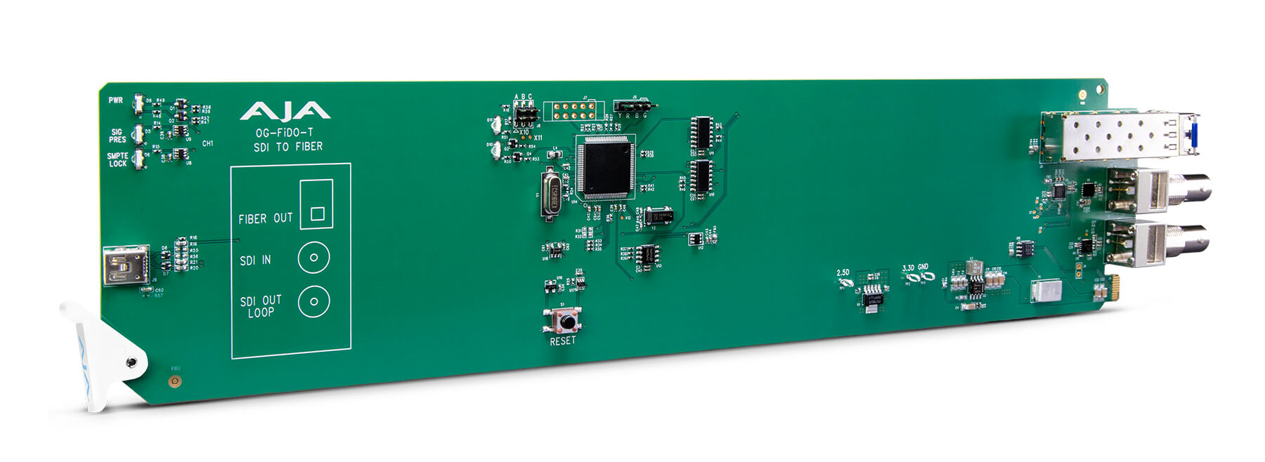 AJA OG-FIDO-T: openGear 1ch 3G-SDI to Fiber Converter
