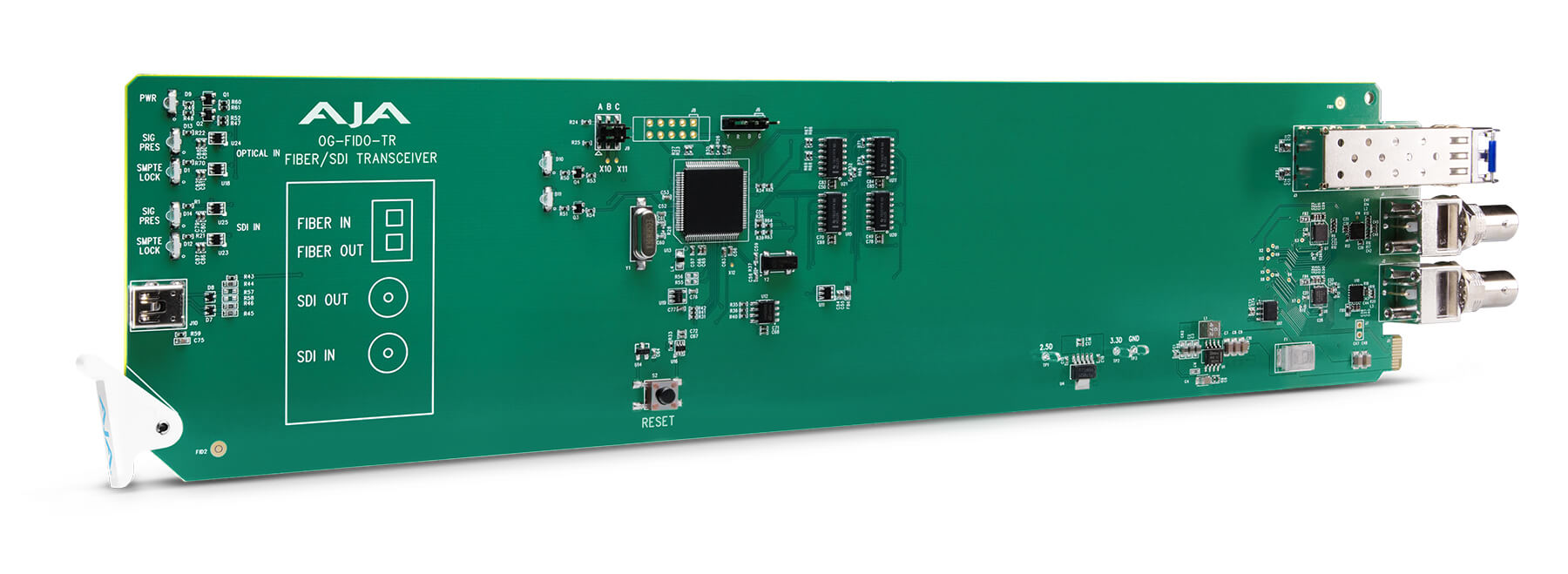 AJA OG-FIDO-TR: openGear 1 ch 3G-SDI/Fiber-LC Transceiver