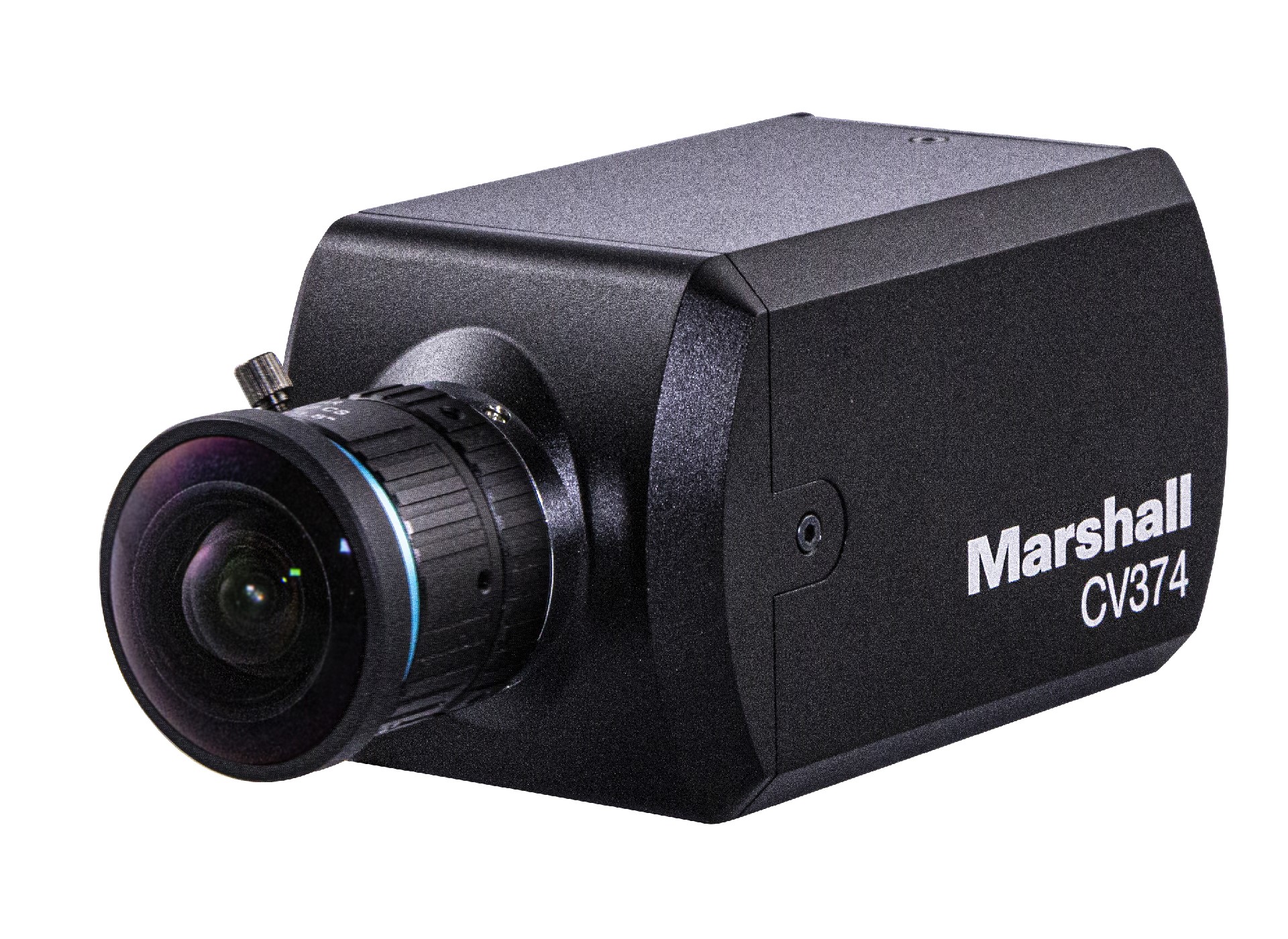 Marshall CV374 Compact NDI 4K UHD Broadcast Camera with CS Lens Mount - NDI│HX3, IP & HDMI Outputs