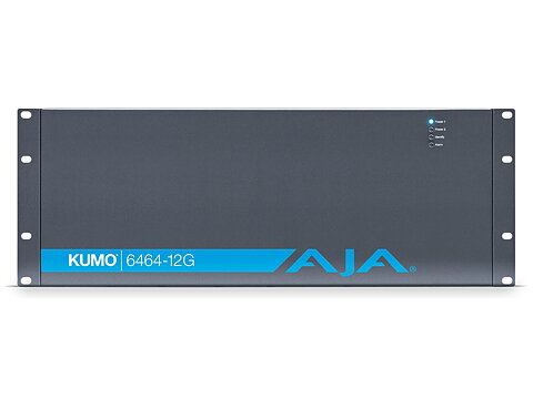 AJA KUMO 6464-12G: 64x64 Compact 12G-SDI Router