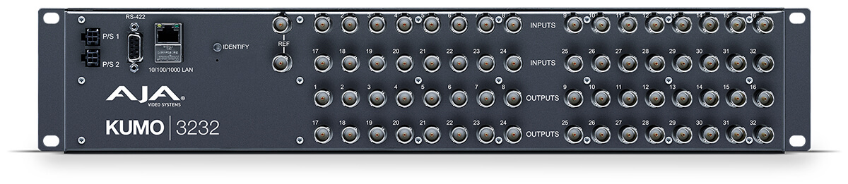 AJA KUMO 3232: 32x32 Compact SDI Router - protel.se