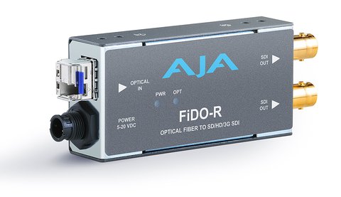 AJA FiDO-R: 1 ch LC Fiber to 3G-SDI Receiver