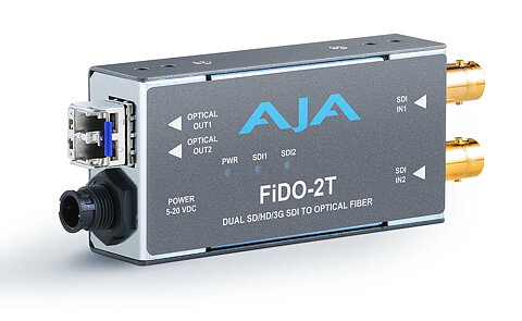 AJA FiDO-2T: 2 ch 3G-SDI to LC Fiber Transmitter