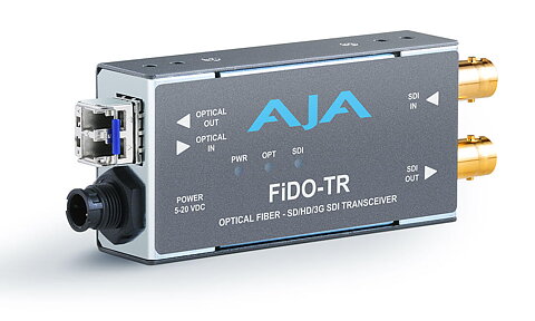 AJA FiDO-TR: 1 ch 3G-SDI/LC Fiber Transceiver