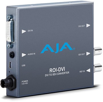 AJA ROI-DVI: DVI to SDI Scan Converter