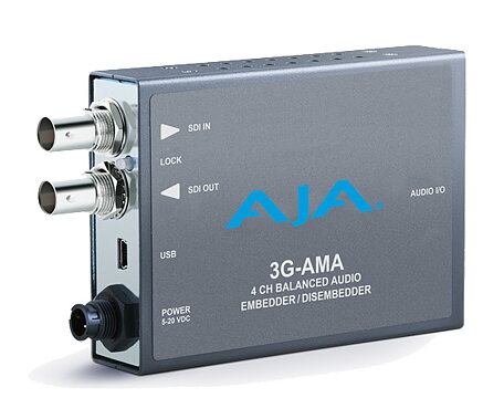 AJA 3G-AMA: 3G-SDI 4 ch Analog Audio Embedder/Disembedder