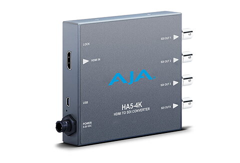 AJA HA5-4K: 4K HDMI to 4K 4 x 3G-SDI