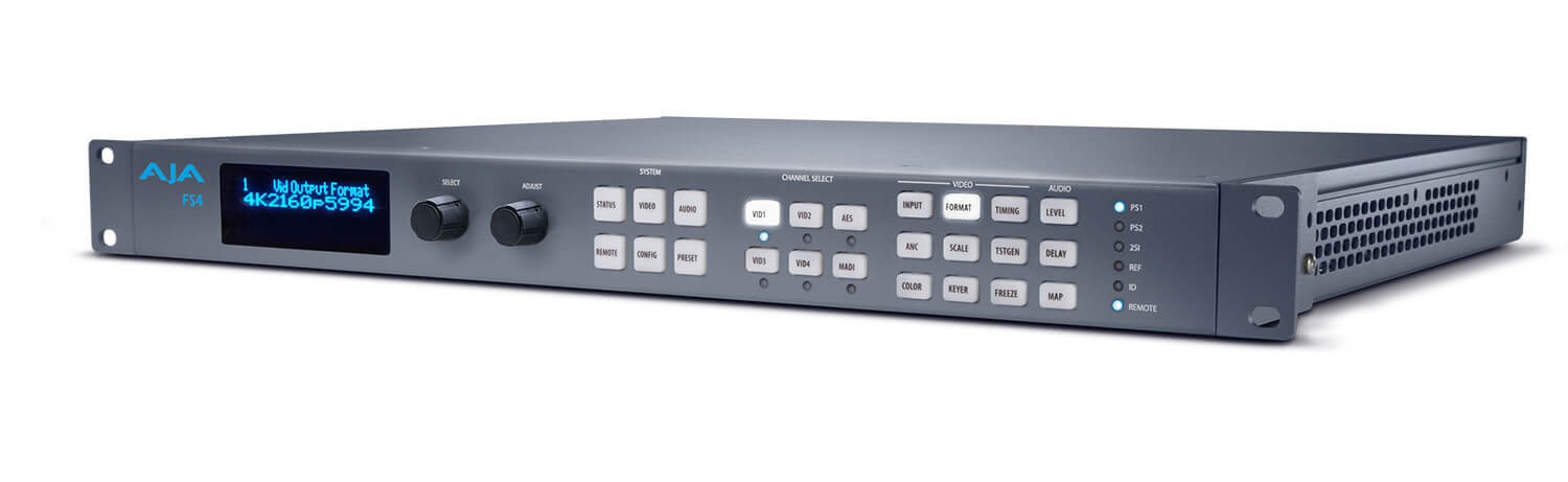AJA FS4: 4K/UHD/HD/SD Frame Synchronizer