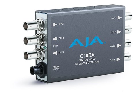 AJA C10DA: Analog Video 1x6 Distribution Amplifier