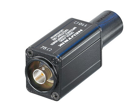 Omvandlare, BNC 75 Ohm IN / XLR-M 110 UT(Utstående XLR)
